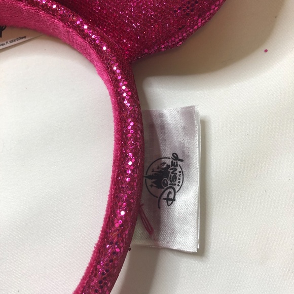 Pink Minnie Mouse Disney Park Ear Headband - Picture 4 of 4